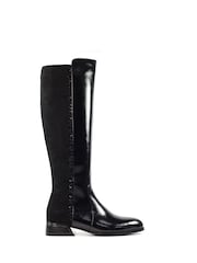 Lunar Bruges Black Long Boots - Image 3 of 9