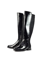 Lunar Bruges Black Long Boots - Image 6 of 9