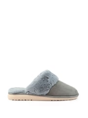 Серый - Lunar Lazy Dogz Aphrodite Mule Slippers - Image 3 of 7