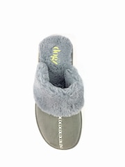 Серый - Lunar Lazy Dogz Aphrodite Mule Slippers - Image 6 of 7