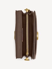 COACH Brown Polished Pebble Leather Tabby 20 Shoulder Bag - Image 5 of 6