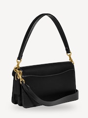 COACH Black Polished Pebble Leather Tabby 26 Refresh Shoulder Bag - Image 4 of 9