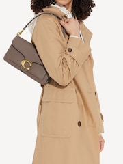 COACH Brown Polished Pebble Leather Tabby 26 Refresh Shoulder Bag - Image 2 of 7