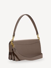 COACH Brown Polished Pebble Leather Tabby 26 Refresh Shoulder Bag - Image 5 of 7