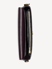 COACH Red Crossgrain Leather Wyn Cross-Body Bag - Image 4 of 6