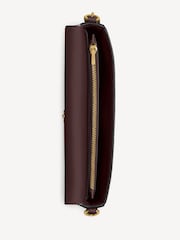 COACH Red Crossgrain Leather Wyn Cross-Body Bag - Image 5 of 6