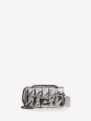 COACH Silver Quilted Tabby 20 Shoulder Bag With Chain - Image 1 of 7