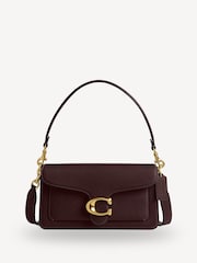COACH Red Polished Pebble Leather Tabby 26 Refresh Shoulder Bag - Image 1 of 7