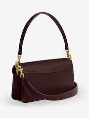 COACH Red Polished Pebble Leather Tabby 26 Refresh Shoulder Bag - Image 4 of 7
