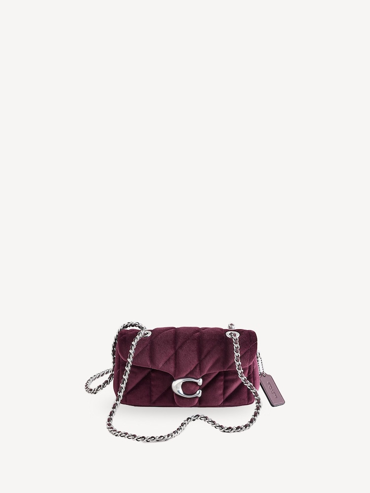 COACH Red Quilted Tabby 20 Shoulder Bag With Chain - Image 1 of 7