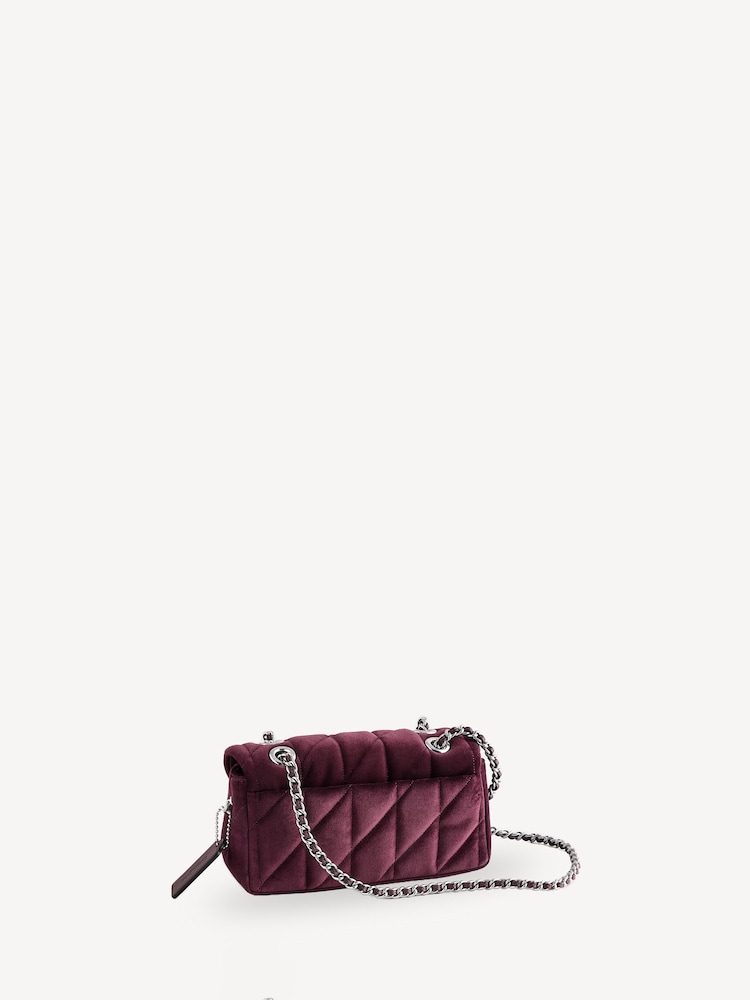 COACH Red Quilted Tabby 20 Shoulder Bag With Chain - Image 2 of 7