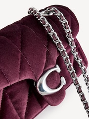 COACH Red Quilted Tabby 20 Shoulder Bag With Chain - Image 4 of 7