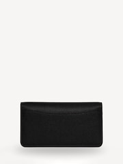 COACH Black Polished Pebble Leather Tabby Chain Clutch - Image 3 of 4