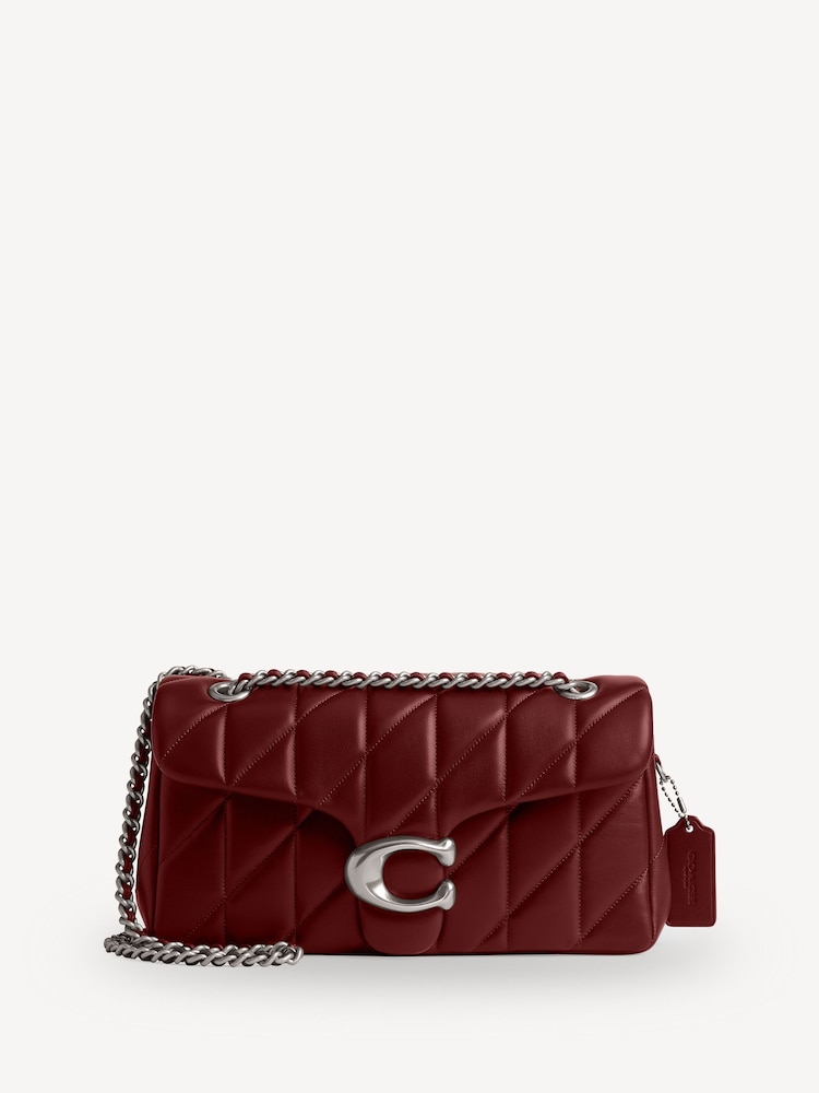 COACH Red Quilted Tabby 26 Shoulder Bag With Chain - Image 1 of 4