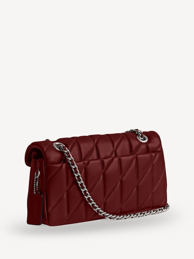 COACH Red Quilted Tabby 26 Shoulder Bag With Chain - Image 4 of 4