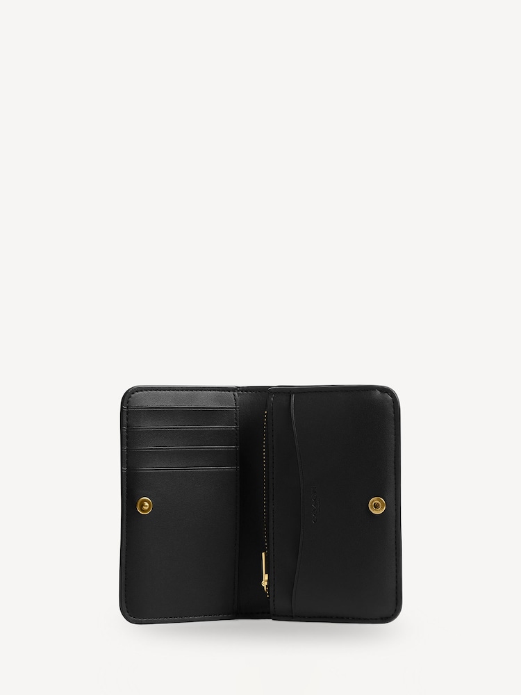 COACH Black Slim Refined Calf Leather Essential Card Case - Image 3 of 3