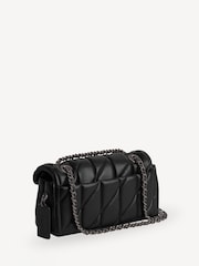 COACH Matte Black Quilted Tabby 20 Shoulder Bag With Chain - Image 4 of 6