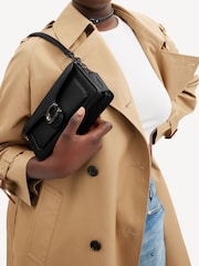COACH Black Polished Pebble Leather Tabby 20 Shoulder Bag - Image 2 of 6