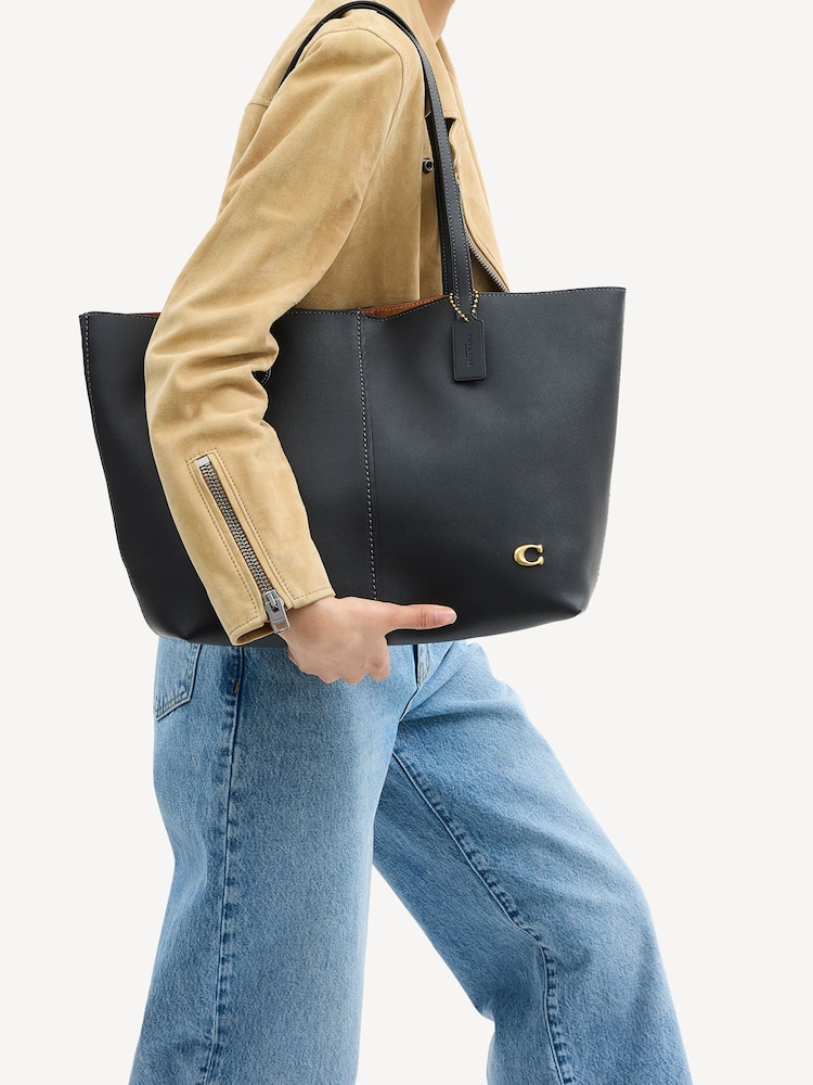COACH North 32 Black Tote Bag - Image 2 of 8