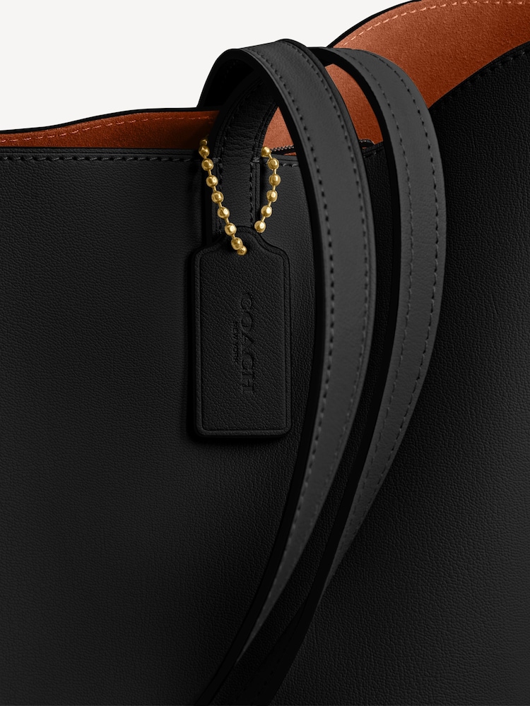 COACH North 32 Black Tote Bag - Image 8 of 8