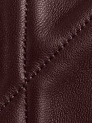 COACH Red Quilted Washed Leather Times Square Tabby Shoulder Bag - Image 8 of 8