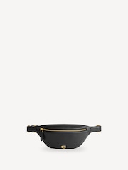 COACH Black Polished Pebble Leather Essential Belt Bag - Image 1 of 1