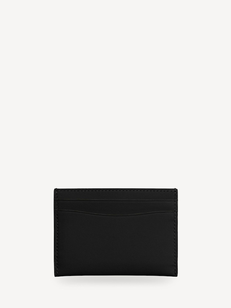 COACH Black Refined Calf Leather Essential Card Case - Image 2 of 2