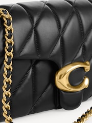 COACH Black Quilted Tabby 26 Shoulder Bag With Chain - Image 5 of 9