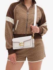 COACH Cream Polished Pebble Leather Tabby 26 Refresh Shoulder Bag - Image 1 of 6