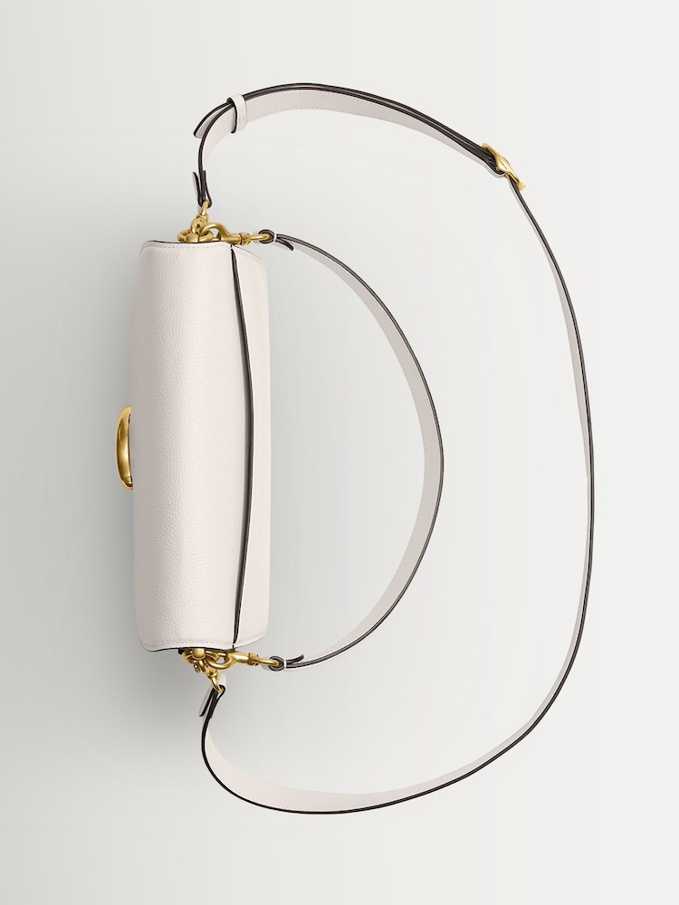 COACH Cream Polished Pebble Leather Tabby 26 Refresh Shoulder Bag - Image 7 of 7 COACH Cream Polished Pebble Leather Tabby 26 Refresh Shoulder Bag - Image 7 of 7