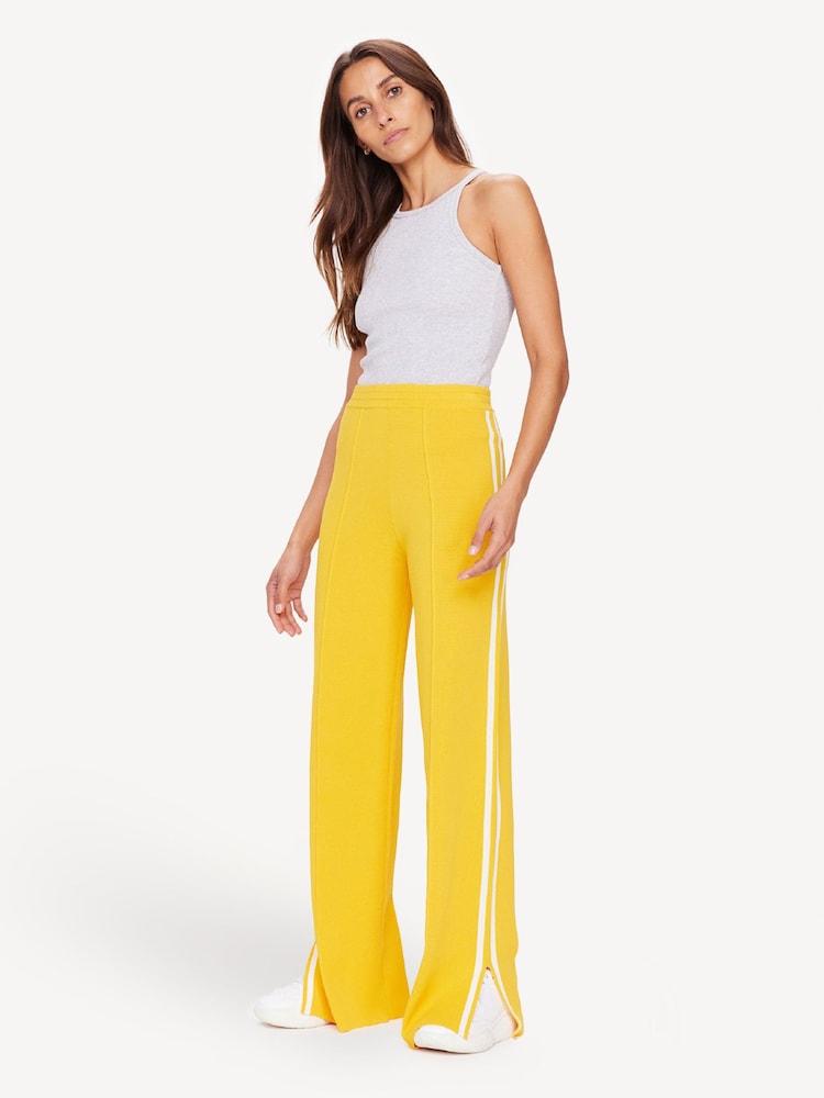 The Upside Yellow Dunes Freya Knit Trousers - Image 1 of 5