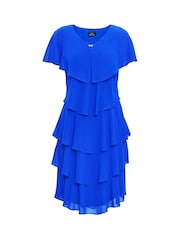 Bella Georgette Tiered Dress - Image 5 of 5