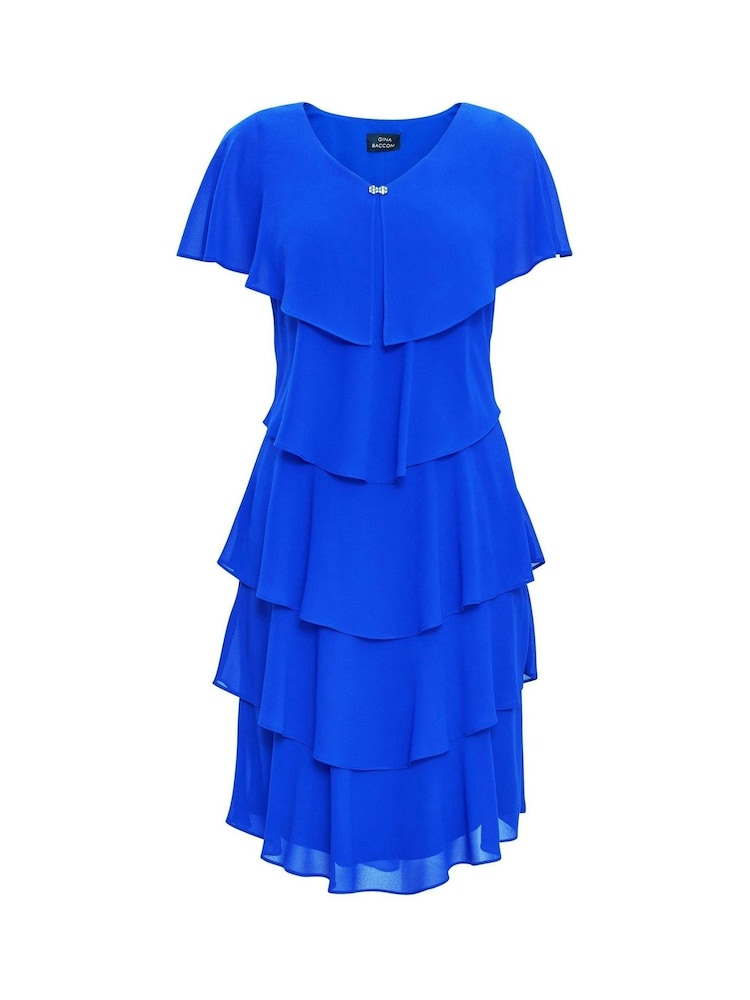 Bella Georgette Tiered Dress - Image 5 of 5