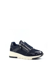 Lunar Sammy Faux Leather Trainers - Image 3 of 6
