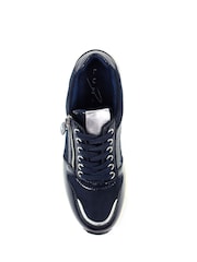 Lunar Sammy Faux Leather Trainers - Image 6 of 6