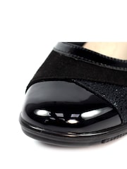Lunar Marian Black Wedge Shoes - Image 8 of 8