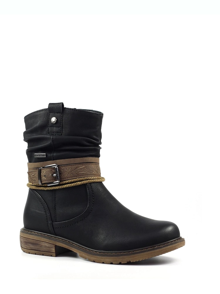 Schwarz - Lunar, Veronica, wasserfeste Stiefel - Bild 2 von 7 Schwarz - Lunar, Veronica, wasserfeste Stiefel - Bild 2 von 7
