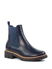 Lunar Poppins Faux Leather Ankle Boots - Image 3 of 8