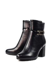 Lunar Lorraine Black Ankle Boots - Image 7 of 10