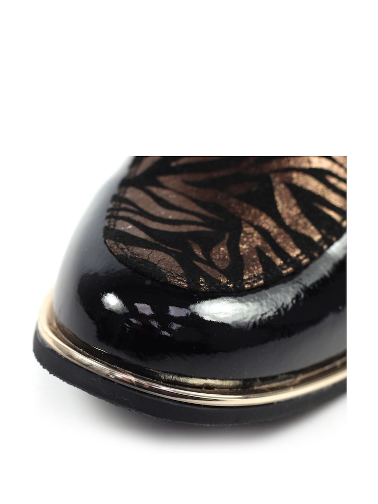 Lunar Wade Gold Animal Print Shoes - Image 8 of 8