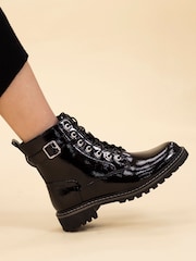 Lunar Parlour Patent Ankle Boots - Image 1 of 7