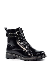 Lunar Parlour Patent Ankle Boots - Image 3 of 7