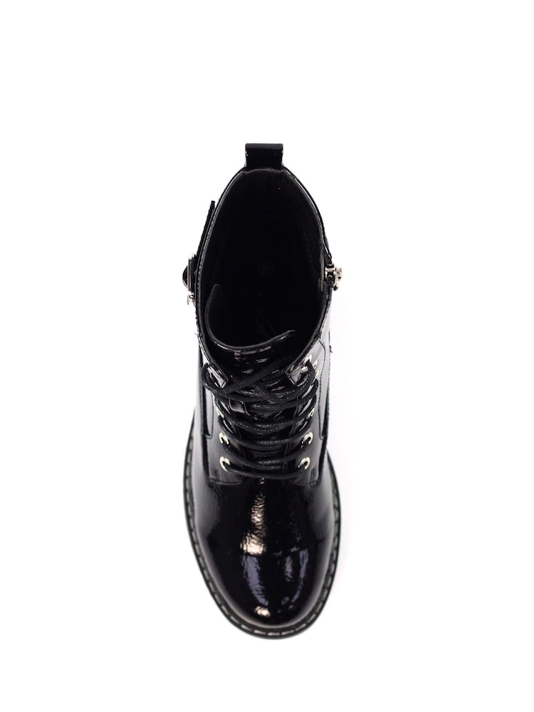 Lunar Parlour Patent Ankle Boots - Image 4 of 7