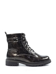Lunar Parlour Patent Ankle Boots - Image 3 of 7
