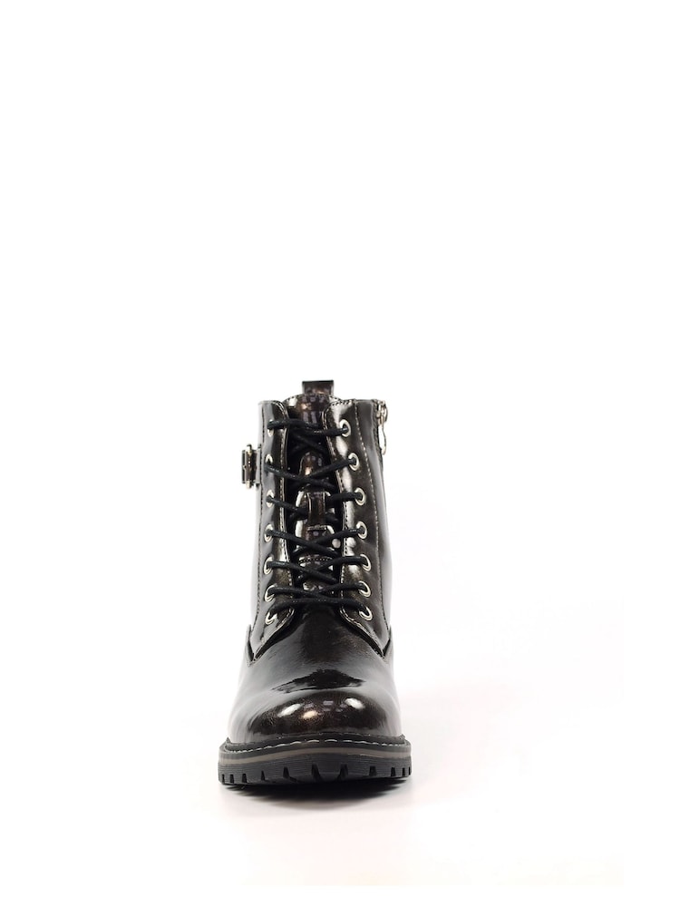 Lunar Parlour Patent Ankle Boots - Image 4 of 7