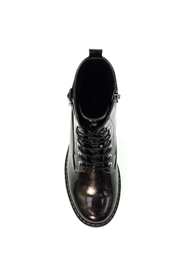 Lunar Parlour Patent Ankle Boots - Image 6 of 7