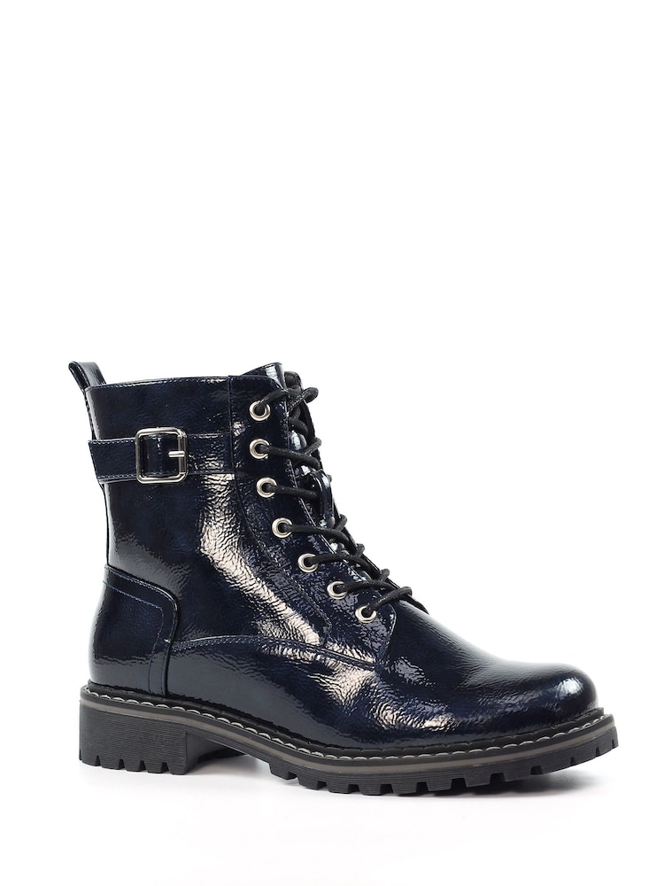 Lunar Parlour Patent Ankle Boots - Image 2 of 7