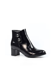 Lunar Tegan Black Ankle Boots - Image 2 of 7
