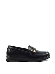 Lunar Salma Black Wedge Shoes - Image 3 of 8