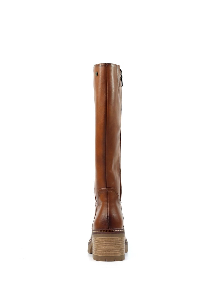 Lunar Toni Tan Brown Long Boots - Image 5 of 7